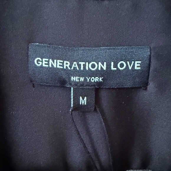 Generation Love Zinnia Belted Black Pearl Buttons Shirt - Picture 6 of 8